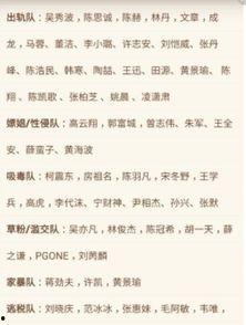 明星黑料一览表,明星黑料一览表深度解析